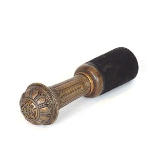 Engraved Copper-Handle Singing Bowl Striker